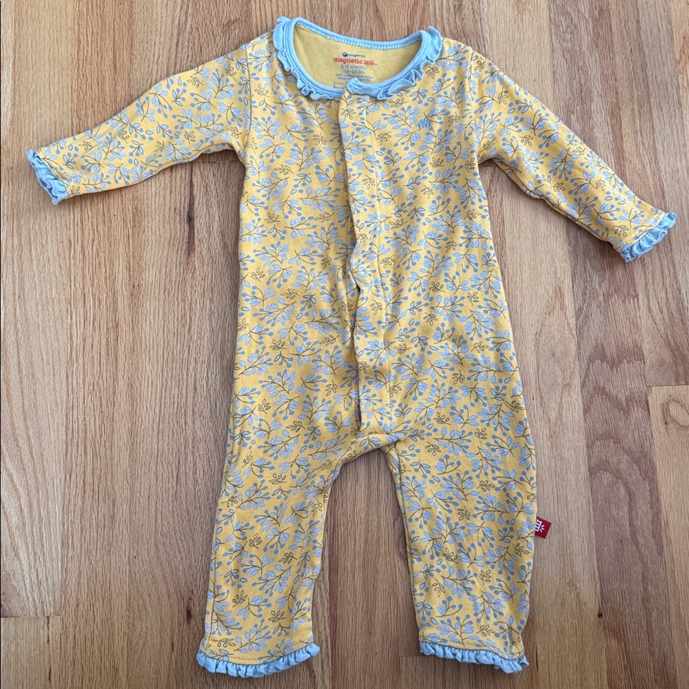 Magnetic Me Yellow and Blue Coverall